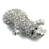 Christmas Theme Alloy Crystal Rhinestone Brooches JEWB-S022-02A-P-3