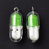 Translucent Plastic Pendants X-KY-L006-29D-3