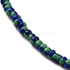 Glass Beaded Necklace NJEW-Z029-05S-2