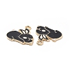 Alloy Enamel Pendants ENAM-G213-22LG-02-3