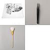 600 Sheets Square Copper Foil Leaf Sheets TOOL-GO0001-24-1