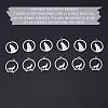 20Pcs 2 Style 201 Stainless Steel Pendants STAS-UN0028-49-4