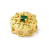 Rack Plating Brass Micro Pave Cubic Zirconia Beads KK-G408-01MG-4