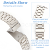 DICOSMETIC 2Pcs 2 Colors 303 Stainless Steel Quick Release Watch Bands FIND-DC0001-20-4