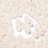 Frosted Transparent Acrylic Beads X-OACR-F013-13-2