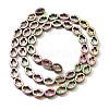 Electroplated Synthetic Non-magnetic Hematite Beads Strands G-L613-Z01-01J-2