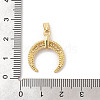 Brass Micro Pave Cubic Zirconia Pendants ZIRC-I069-02G-03-3