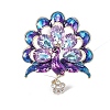 Alloy Rhinestone Brooch for Backpack Clothes PW-WG83D6C-03-1