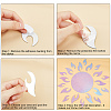 Sunflower Acrylic Mirrors Wall Stickers DIY-WH0167-49B-4