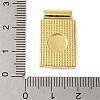 Rack Plating Brass Pave Natural Shell Rectangle Pendants KK-P279-02A-G-3