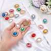 AHADERMAKER 20Pcs 10 Colors Acrylic Cabochon DIY-GA0004-58-3