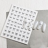 Bowknot Self Adhesive Nail Art Stickers PW-WG8AD37-02-1