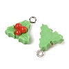 Christmas Theme Opaque Resin Pendants RESI-S08-02N-2