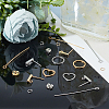 Unicraftale DIY Hollow Charm Drop Earring Making Kit DIY-UN0032-83-4