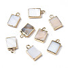 Natural Freshwater Shell Charms SHEL-N026-147-1