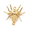 Rack Plating Brass Micro Pave Cubic Zirconia Connector Charms KK-F833-05G-3