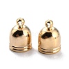 Brass Cord End Cap for Jewelry Making KK-O139-14G-G-2