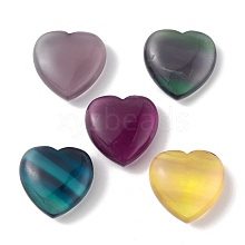 Natural Fluorite Home Heart Love Stones G-G995-C03-C