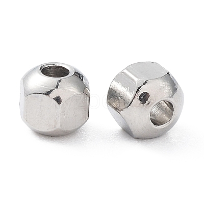 Non-Tarnish 201 Stainless Steel Beads STAS-P327-07P-1