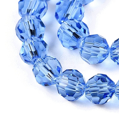 Transparent Glass Beads Strands EGLA-A035-T4mm-D14-1