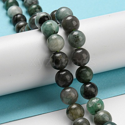 Synthetic Emerald Beads Strands G-A219-A02-03-1-1