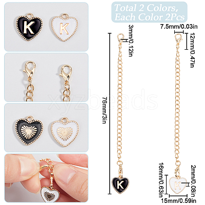 2 Sets Alloy Enamel Cup Pendant Decorations HJEW-SC0001-56K-1