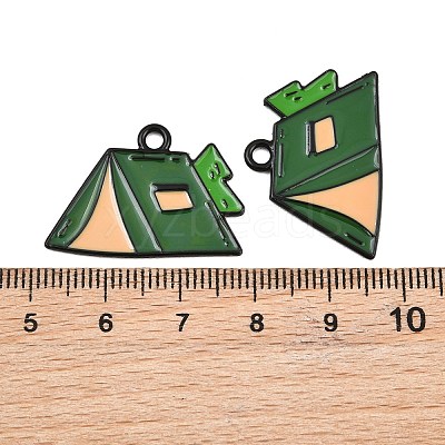 Baking Paint Alloy Enamel Pendants AL-CBA79B7-01EB-02-1