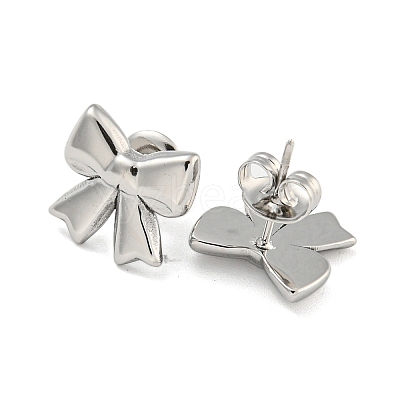 Non-Tarnish 304 Stainless Steel Stud Earrings for Women EJEW-A108-04P-1