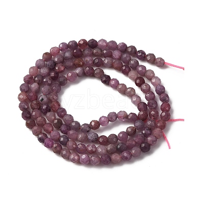 Natural Ruby Beads Strands G-F509-16-3mm-01-1