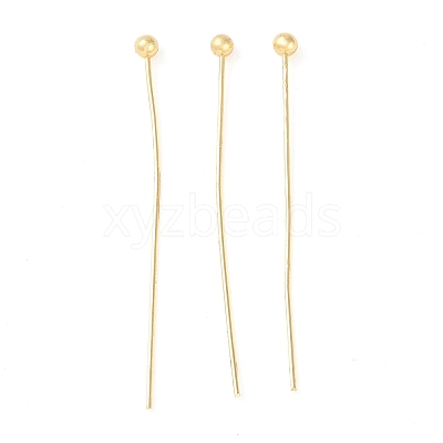 Brass Ball Head Pins KK-N254-49D-G-1
