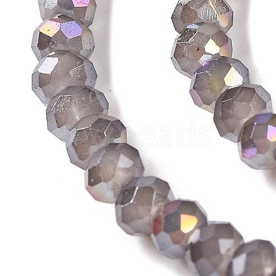 Baking Electroplate Glass Beads Strands X-DGLA-A039-J2MM-B06-1