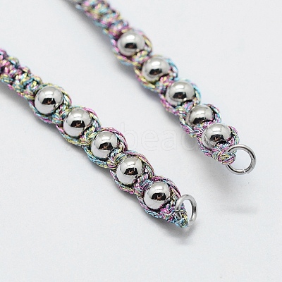 Braided Nylon Cord for DIY Bracelet Making MAK-K013-K01-1