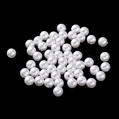 Plastic Imitation Pearl Beads FIND-M059-01B-09-1