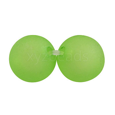 Frosted Acrylic Beads FACR-Q006-12mm-M-1