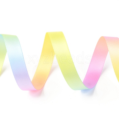 Rainbow Gradient Polyester Ribbon OCOR-G008-01B-1