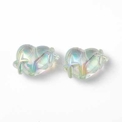 Transparent Acrylic Beads LS-OACR-B005-01H-1