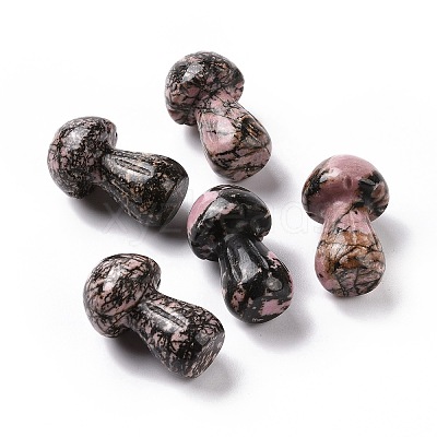 Natural Rhodonite GuaSha Stone G-A205-25S-1