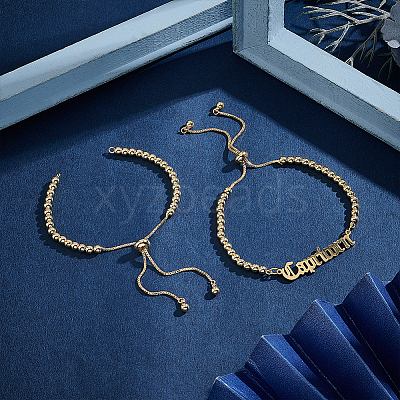 6Pcs Brass Chain Link Bracelet Making TWIR-UN0001-63-1