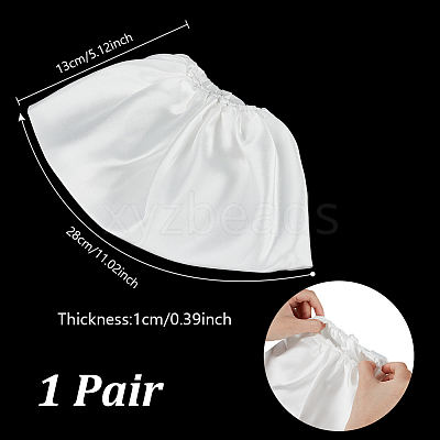 Satin Face Oversleeves AJEW-WH0609-296-1