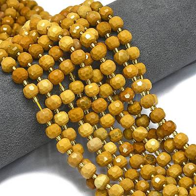 Natural Mookaite Beads Strands G-K389-E44-01-1