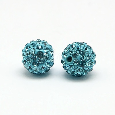 Polymer Clay Rhinestone Beads RB-A053-4mm-03-1