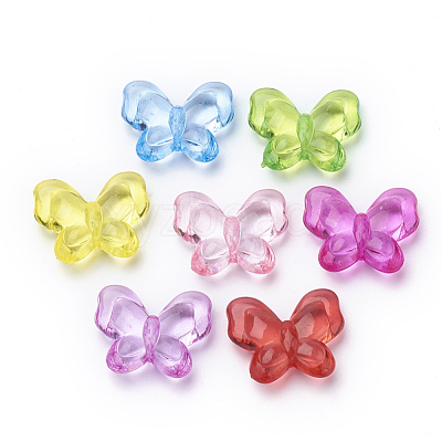 Transparent Acrylic Beads TACR-T002-18-1