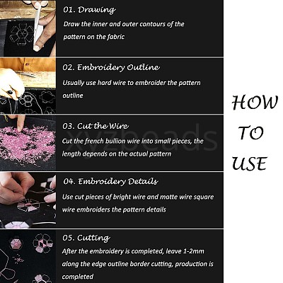 French Wire Gimp Wire LS-TWIR-Z001-04D-1
