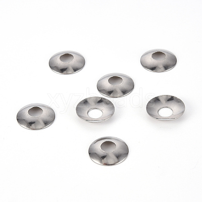 Non-Tarnish 201 Stainless Steel Bead Caps STAS-Q239-014-1