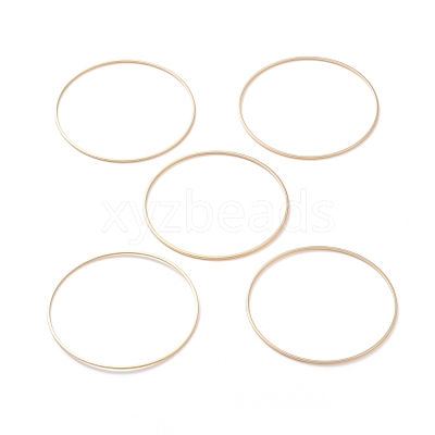 Brass Linking Rings KK-Y003-03N-G-1