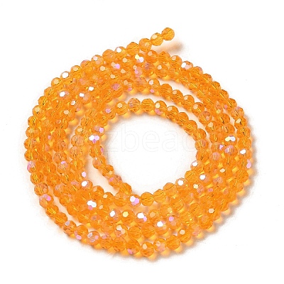 Electroplate Transparent Glass Beads Strands LS-EGLA-A035-T3mm-L05-1
