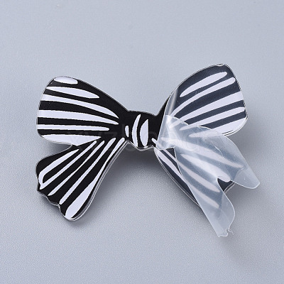 Acrylic Safety Brooches JEWB-D006-B06-1