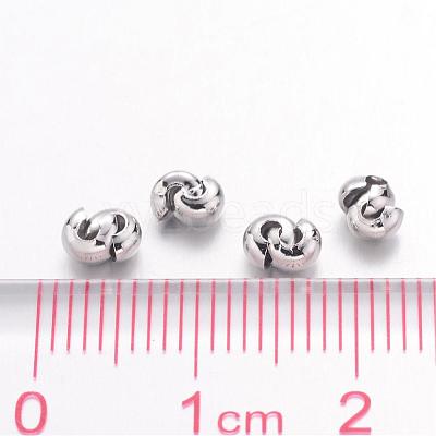 Iron Crimp Beads Covers X-IFIN-H028-NFN-NF-1