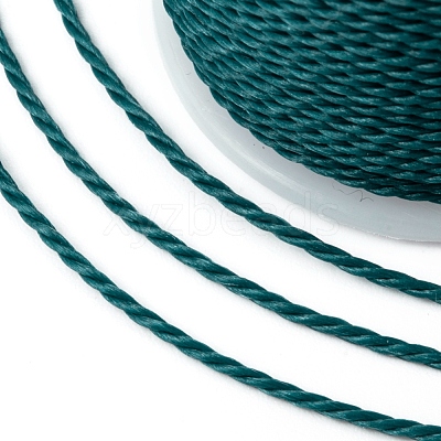Round Waxed Polyester Cord X-YC-G006-01-1.0mm-35-1
