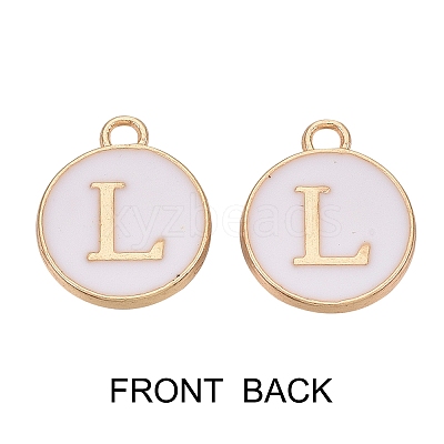 Golden Plated Enamel Alloy Charms ENAM-SZ0001-26A-L-1